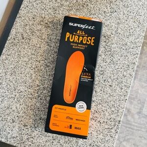 All Purpose High Impact Support Insoles - Orange
